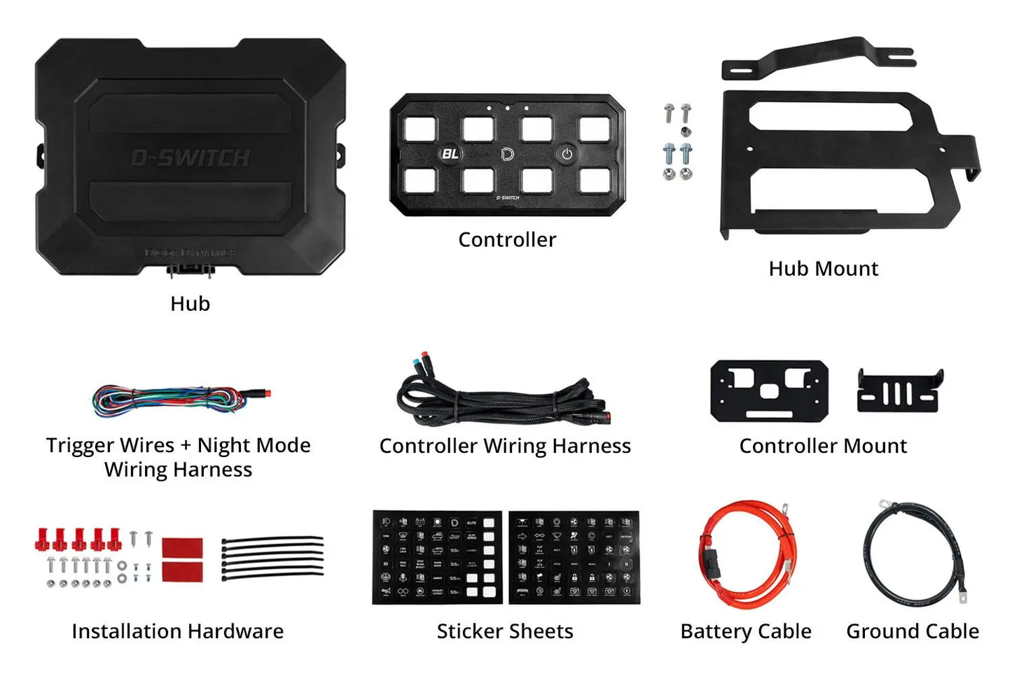 Diode Dynamics D-Switch Hub Mounting Kit for 2016-2023 Toyota Tacoma Diode Dynamics