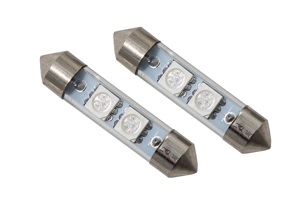 Diode Dynamics 39mm Smf2 Led Red (Pair) - DD0091P