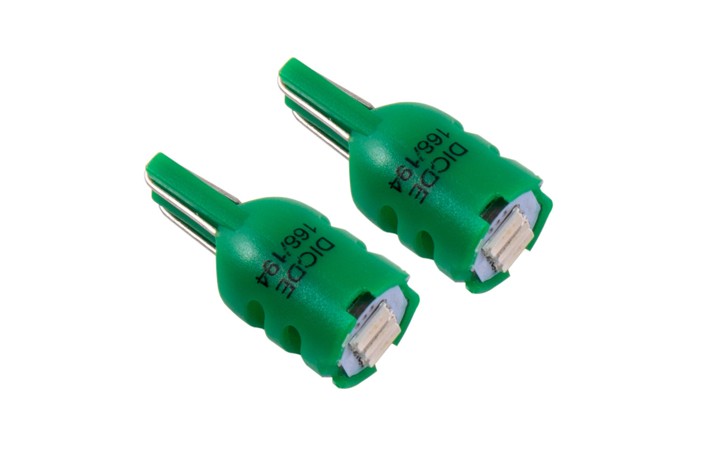 Diode Dynamics 194 Hp3 Led Green Short (Pair) - DD0324P
