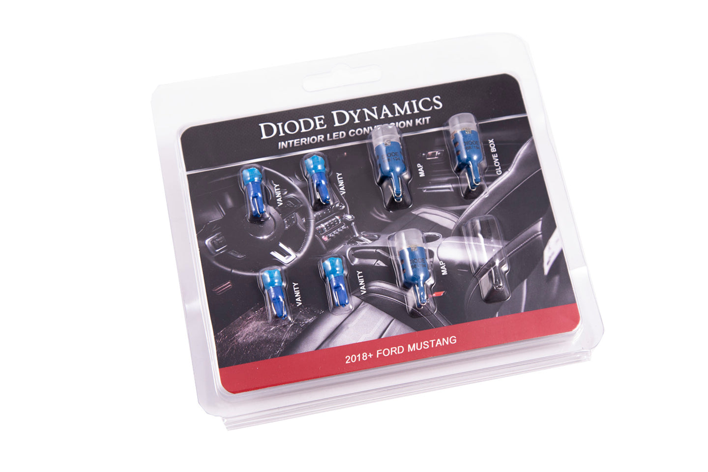 Diode Dynamics 2018 Mustang Interior Kit   Stage 2 (Blue) - DD0356