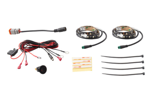 Diode Dynamics Rgbw Grille Strip Kit 2pc - DD0441