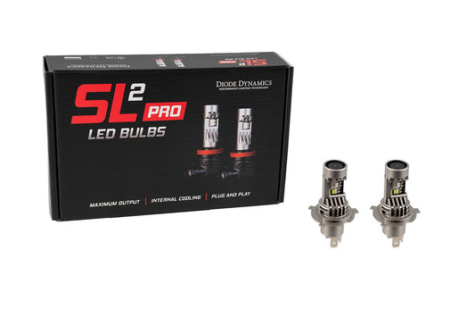 Diode Dynamics DD0492P H4 SL2 Pro LED Bulbs – White – Pair