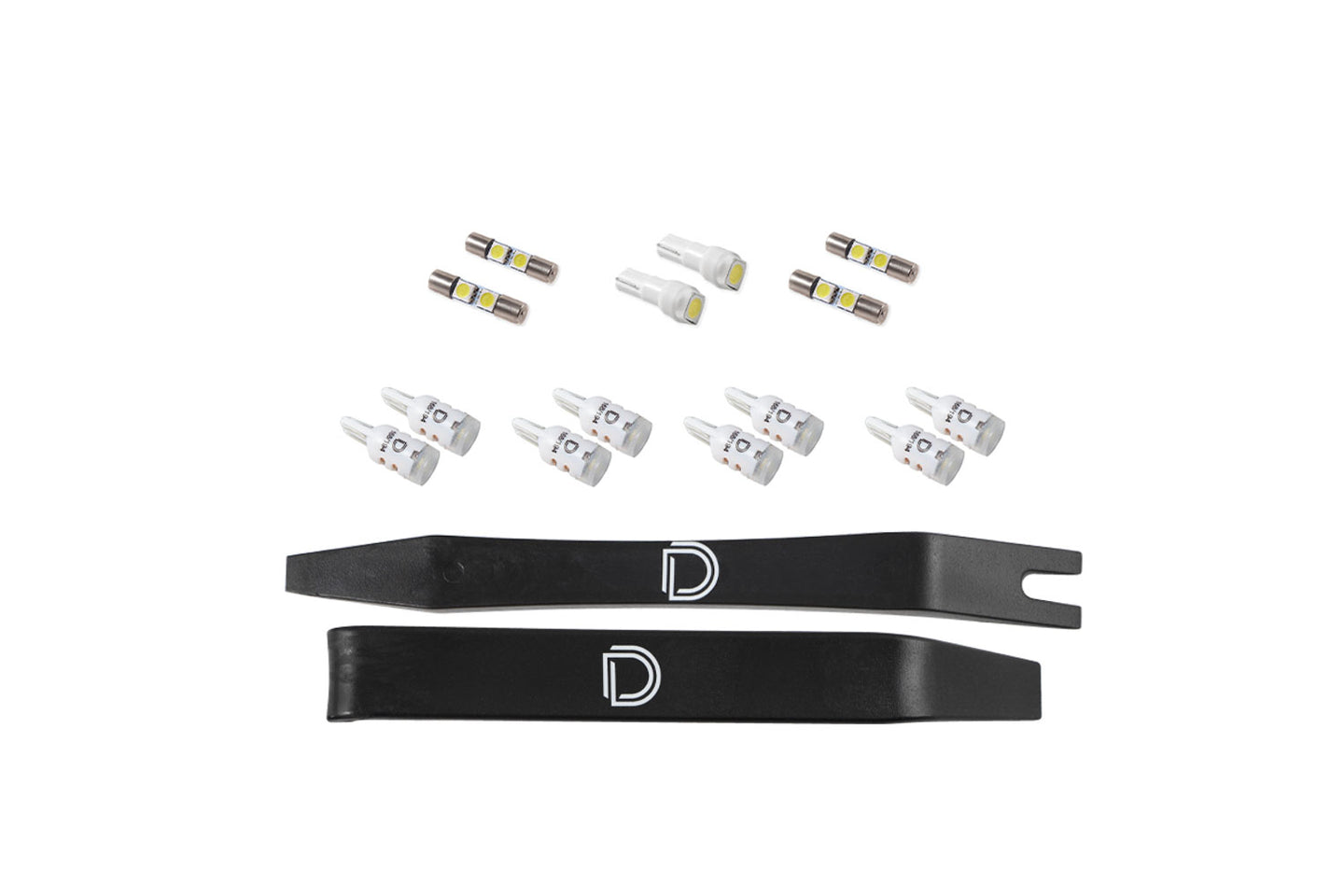Diode Dynamics Interior Led Kit For 2014 2018 Toyota Tundra   Cool White Stage 2 - DD0574
