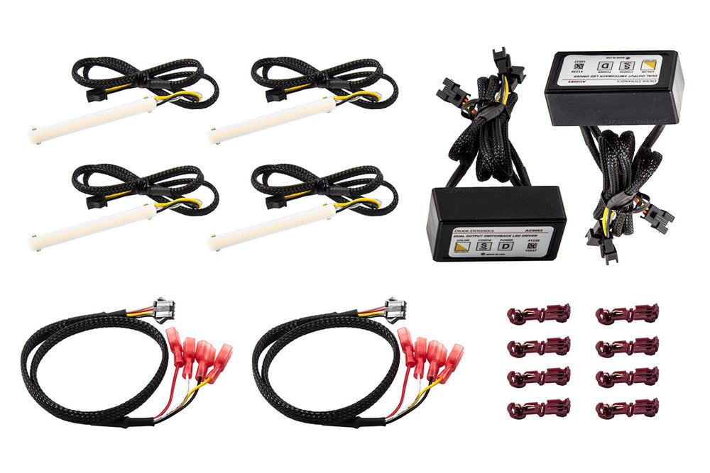 Diode Dynamics Strip Hd Sf Switchback Quad 3in Kit - DD2148