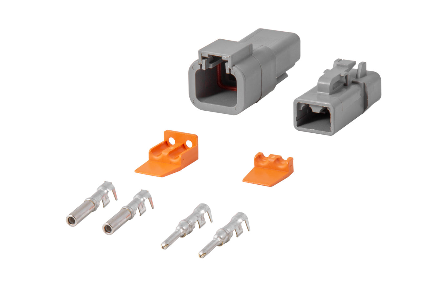 Diode Dynamics Deutsch Connector Kit  2 Pin (12 14 Gauge) - DD4039