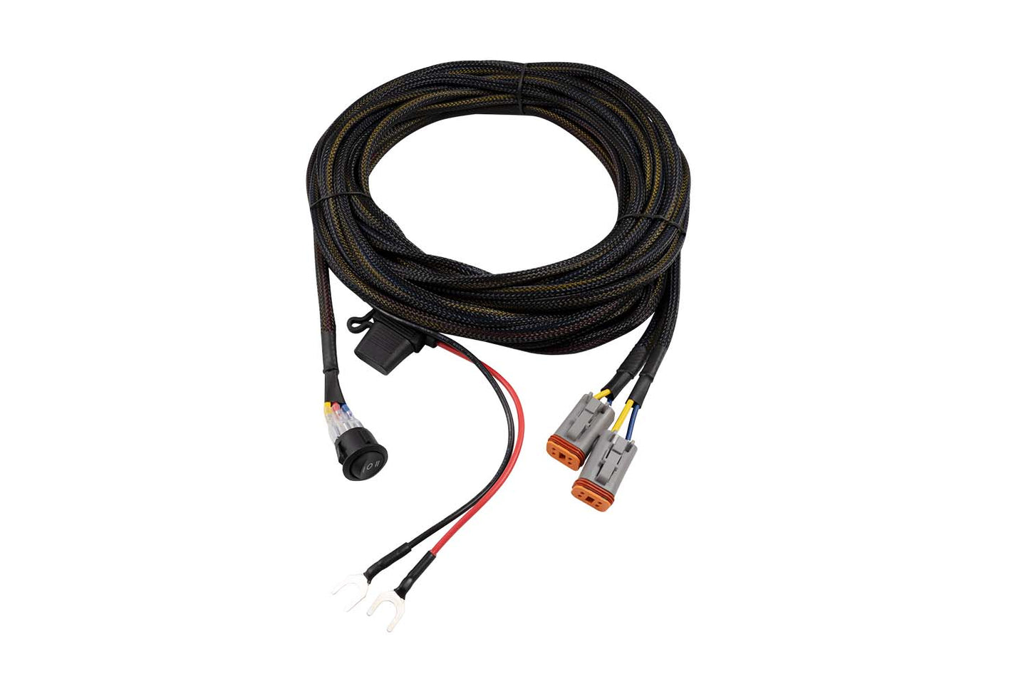 Diode Dynamics Light Duty Dual Output 4 Pin Wiring Harness - DD4092