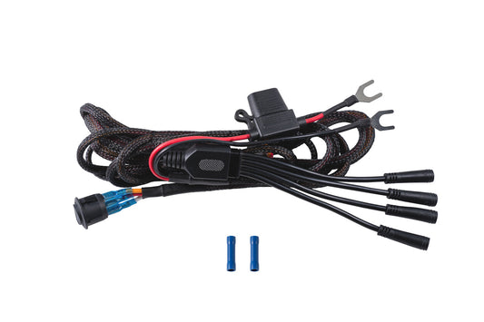 Diode Dynamics Stage Series Single Color Rock Light M8 Wiring Harness - DD4142
