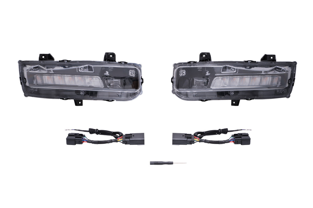 Diode Dynamics Elite Series Combination Fog Lamp For 2018 2023 Ford Mustang  Yellow (Pair) - DD5133