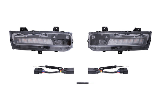 Diode Dynamics Elite Series Combination Fog Lamp For 2018 2023 Ford Mustang  Yellow (Pair) - DD5133