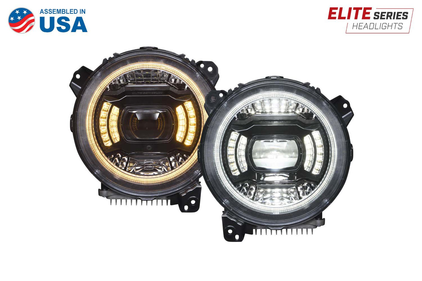 Diode Dynamics Elite LED Headlights For 2018+ Jeep JL Wrangler or 2020+ Jeep Gladiator