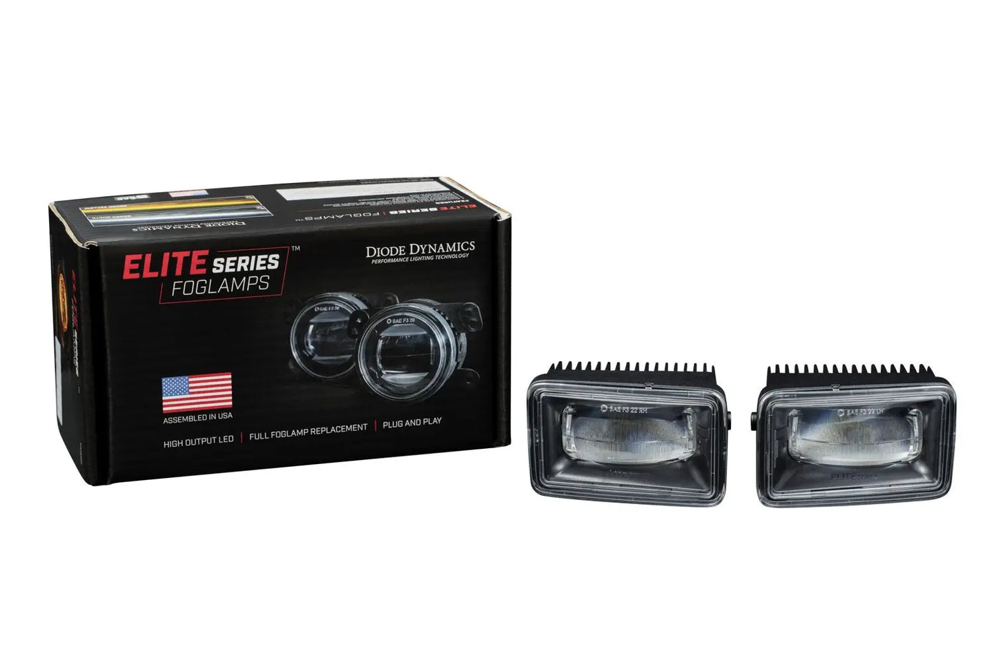 Diode Dynamics Elite Series Type F2 Fog Lamps (pair) for 2015-2020 Ford F150 or 2017-2022 Ford Super Duty Truck Diode Dynamics