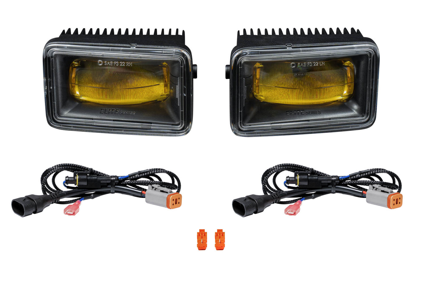 Diode Dynamics Elite Foglamp Type F2 Yellow (Pair) - DD5174P