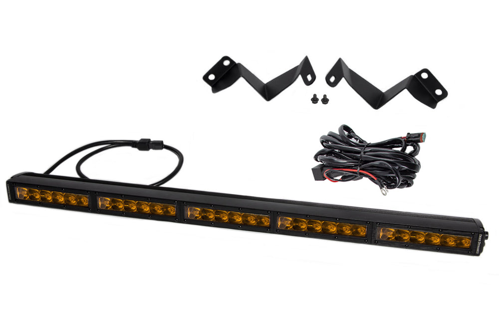 Diode Dynamics Diode Dynamics   Ss30 Stealth Lightbar Kit For 2016 2023 Toyota Tacoma, Amber Driving - DD6073