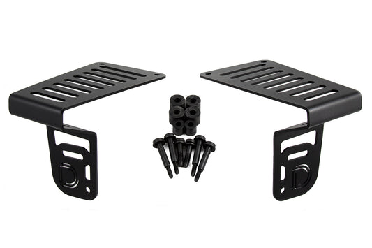 Diode Dynamics Cowl Mount Led Bracket Kit For 2018 2025 Jeep Jl Wrangler/Gladiator - DD6089