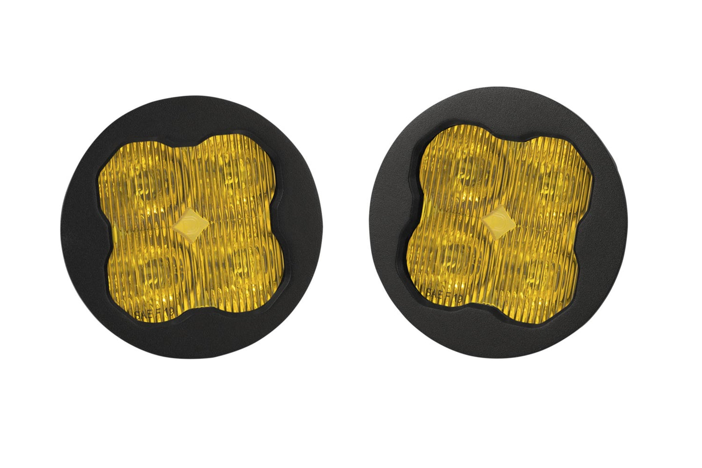 Diode Dynamics Ss3 Pro Abl Yellow Sae Fog Round   No Brackets (Pair) - DD6948PNB