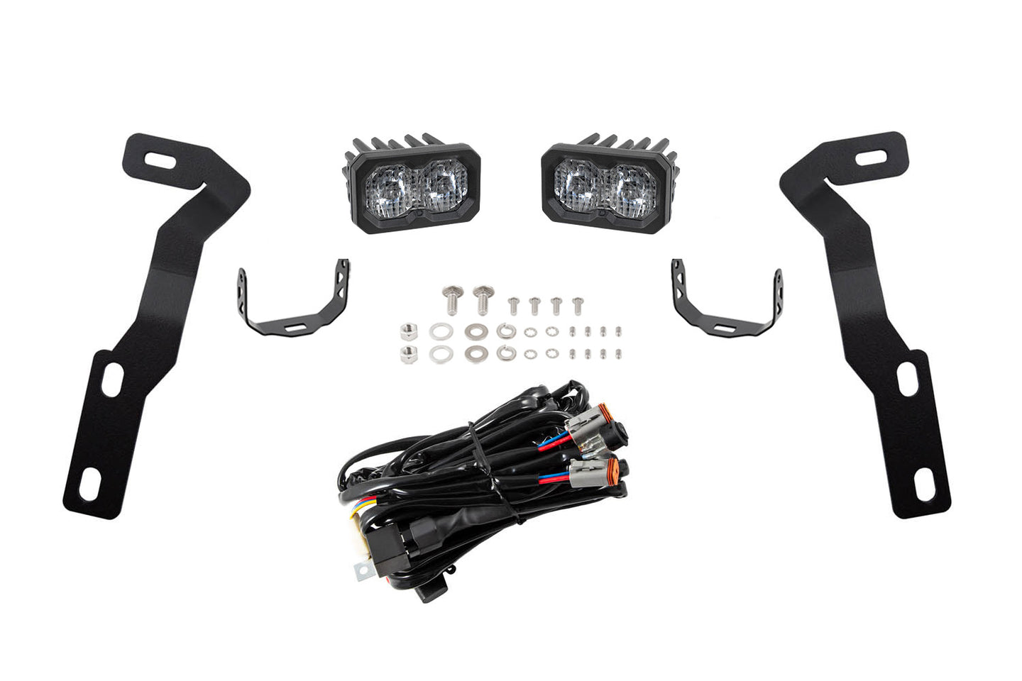 Diode Dynamics C2 2.0 Led Ditch Light Kit For 2016 2023 Toyota Tacoma Sport White Combo/Driving - DD6376