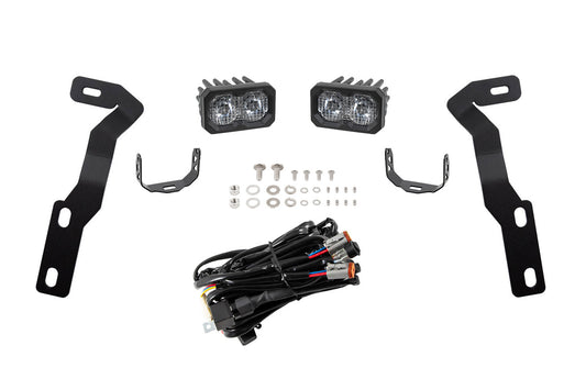 Diode Dynamics C2 2.0 Led Ditch Light Kit For 2016 2023 Toyota Tacoma Pro White Combo/Driving - DD6378