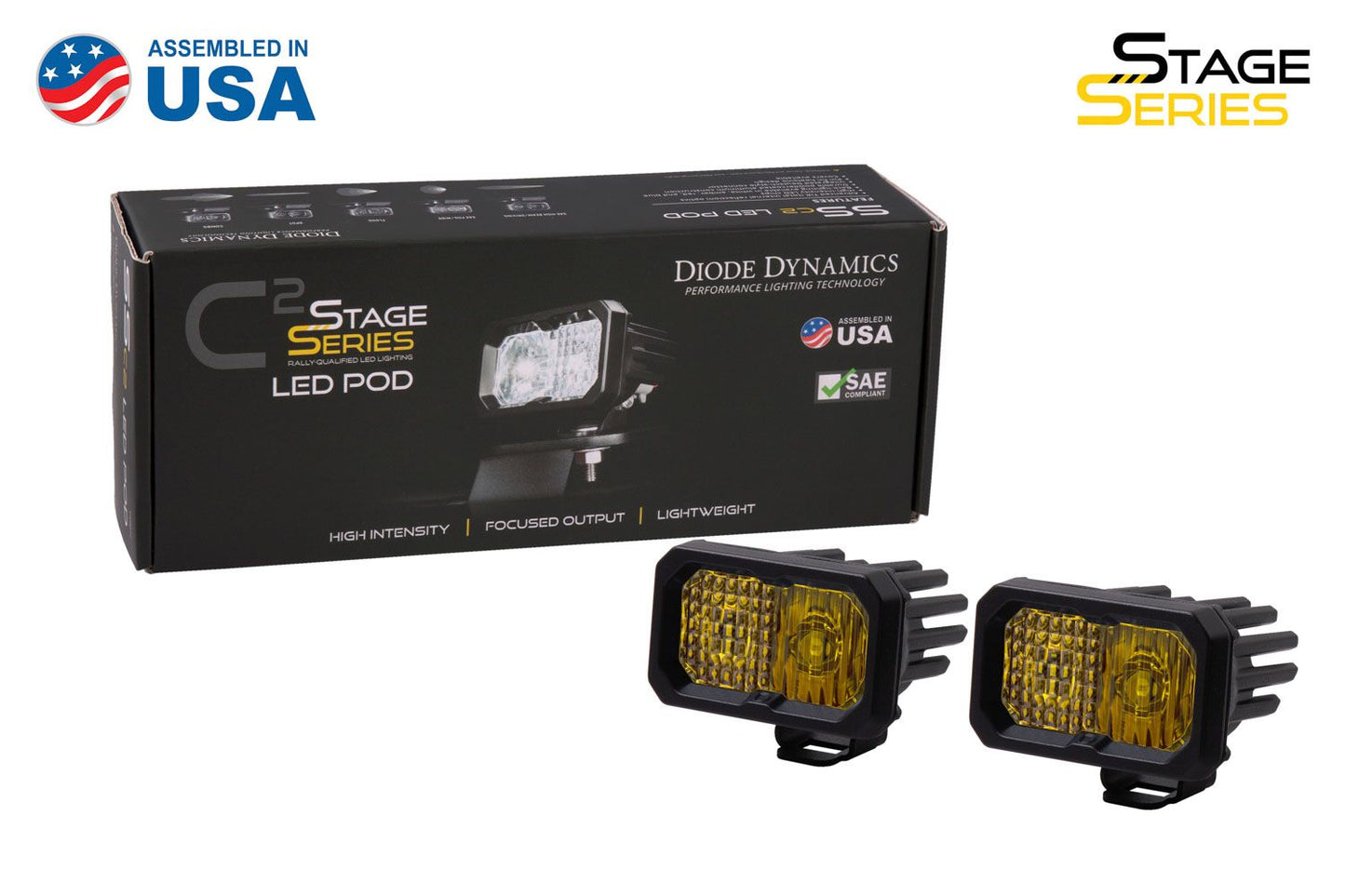 Diode Dynamics C2 1.0 SAE 2” LED Pods – Pair