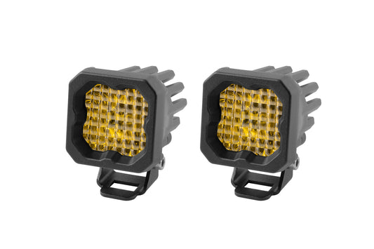 Diode Dynamics Ssc1 Led Pod Sport Yellow Wide Abl (Pair) - DD6443P
