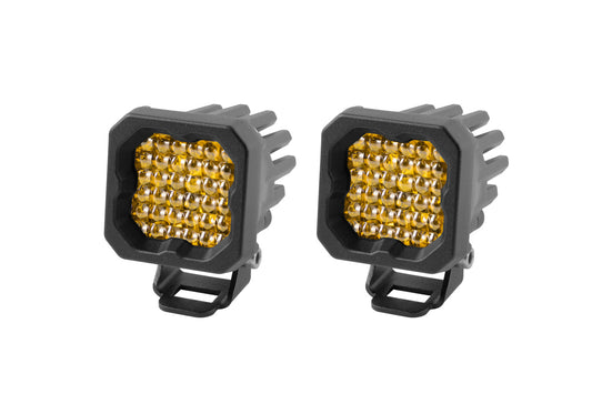 Diode Dynamics Ssc1 Led Pod Sport Yellow Flood Abl (Pair) - DD6448P