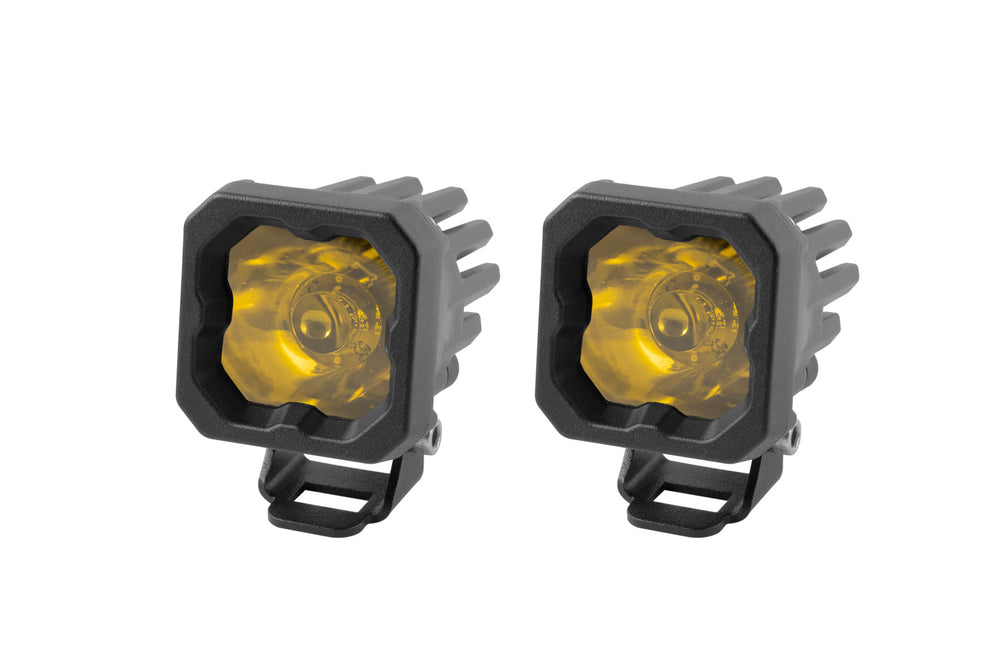 Diode Dynamics Ssc1 Led Pod Sport Yellow Spot Abl (Pair) - DD6453P