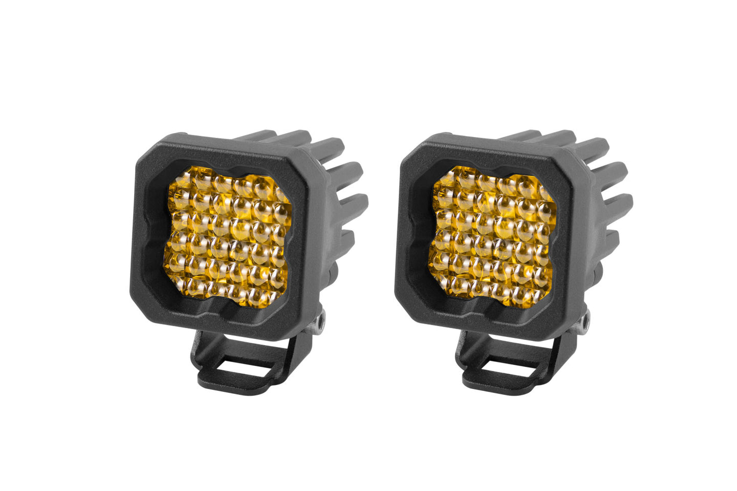 Diode Dynamics Ssc1 Led Pod Pro Yellow Flood Abl (Pair) - DD6463P