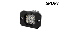 Diode Dynamics SSC1 Stage Series Flood Flush Mount LED Pod – Single