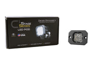 Diode Dynamics SSC1 Stage Series Flood Flush Mount LED Pod – Single