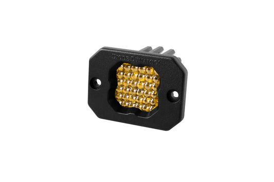 Diode Dynamics Ssc1 Led Pod Sport Yellow Flood Flush Abl (Single) - DD6473S