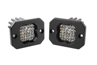 compare product Diode Dynamics Ssc1 Led Pod Pro White Flood Flush Rbl (Pair) - DD6476P