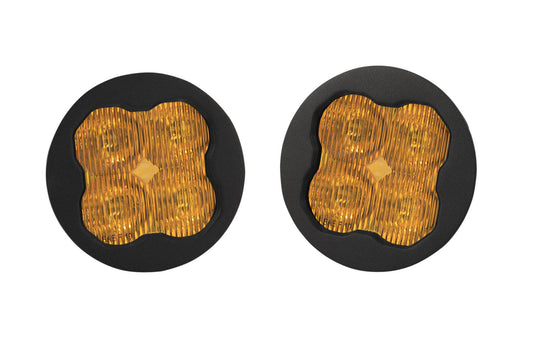 Diode Dynamics Ss3 Max Abl Yellow Sae Fog Round   No Brackets (Pair) - DD6951PNB