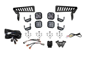 compare product Diode Dynamics Ss3 Cowl Led Bracket Kit For 2018 2025 Jeep Jl Wrangler/Gladiator  White Sport - DD6553