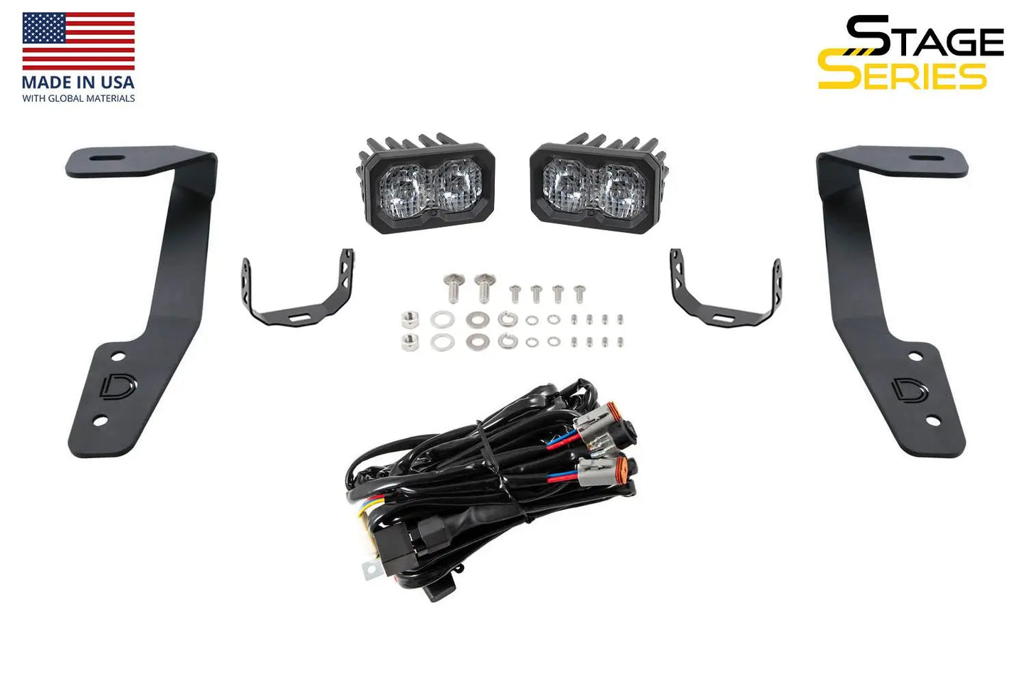 Diode Dynamics Stage Series Backlit Ditch Light Kit for 2018-2023 Subaru Crosstrek / 2022-2025 Subaru WRX Diode Dynamics