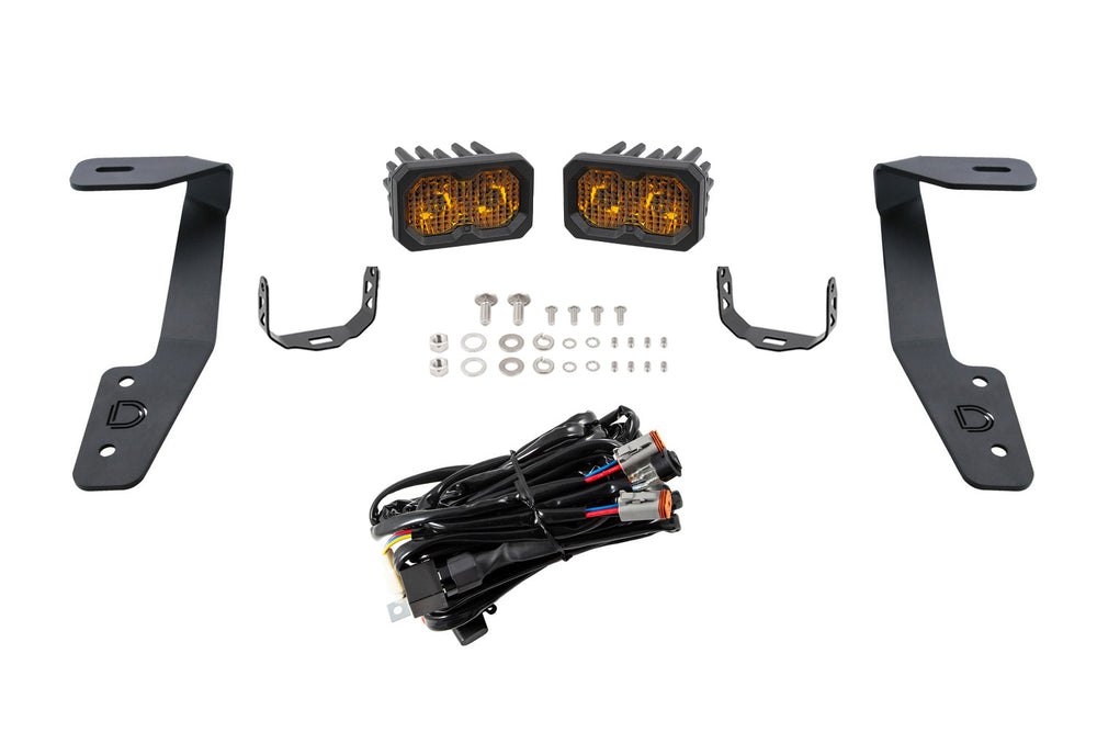 Diode Dynamics C2 2.0 Led Ditch Light Kit For Subaru Crosstrek/Wrx  Pro Yellow Combo - DD6565