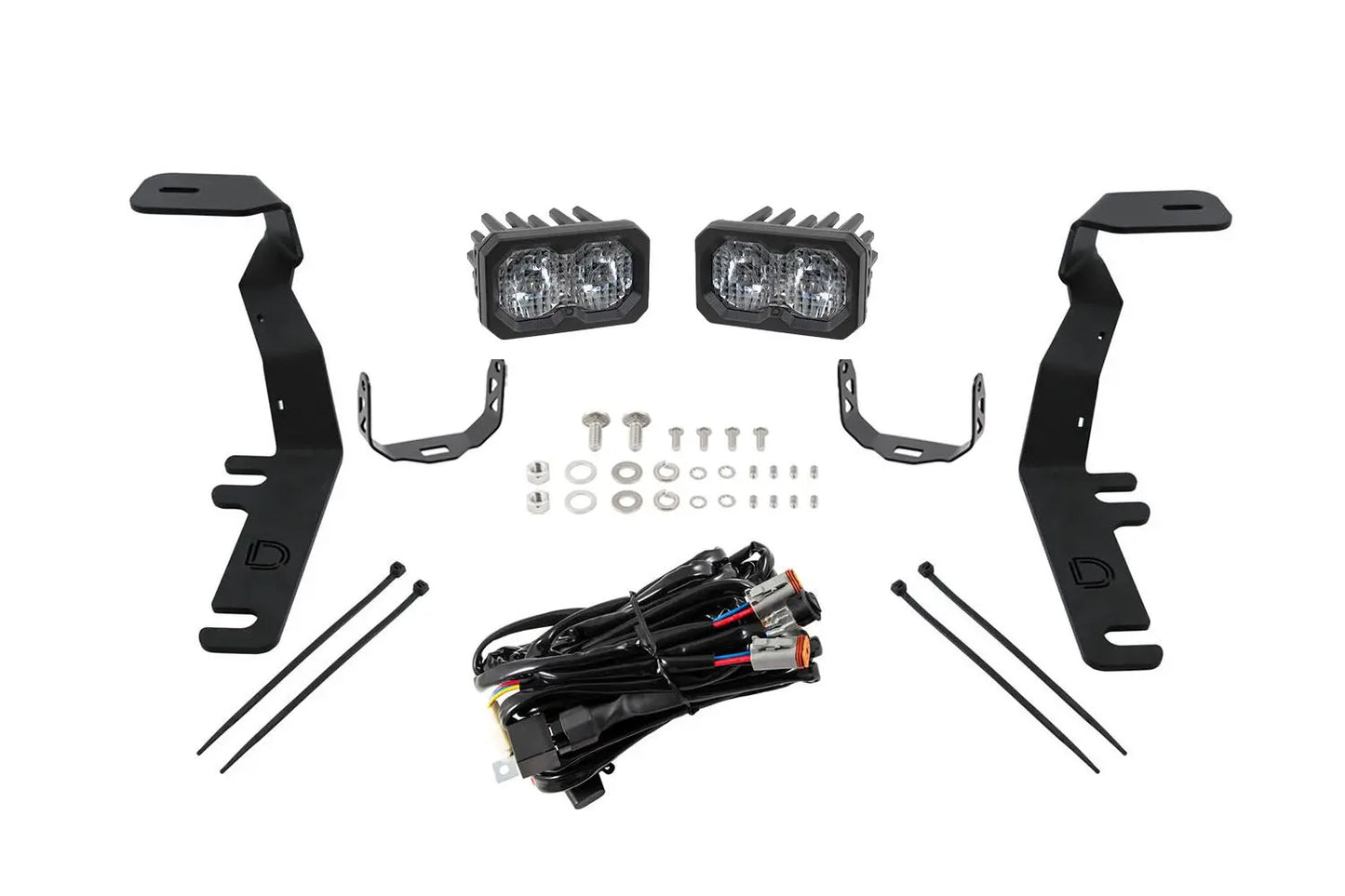 Diode Dynamics SS3 LED Ditch Light Kit for 2015-2020 Ford F-150/Raptor, Sport White Combo Diode Dynamics