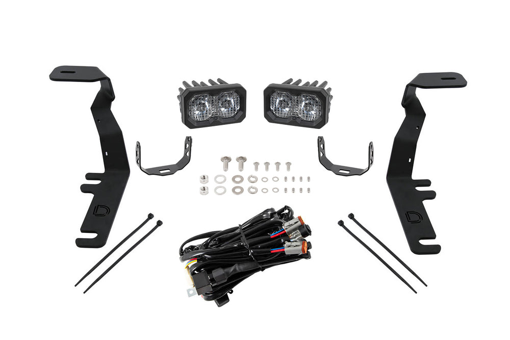 Diode Dynamics C2 2.0 Led Ditch Light Kit For 2015 2020 Ford F 150/Raptor Pro White Combo/Driving - DD6573