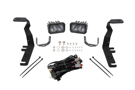 Diode Dynamics C2 2.0 Led Ditch Light Kit For 2015 2020 Ford F 150/Raptor Pro White Combo/Driving - DD6573
