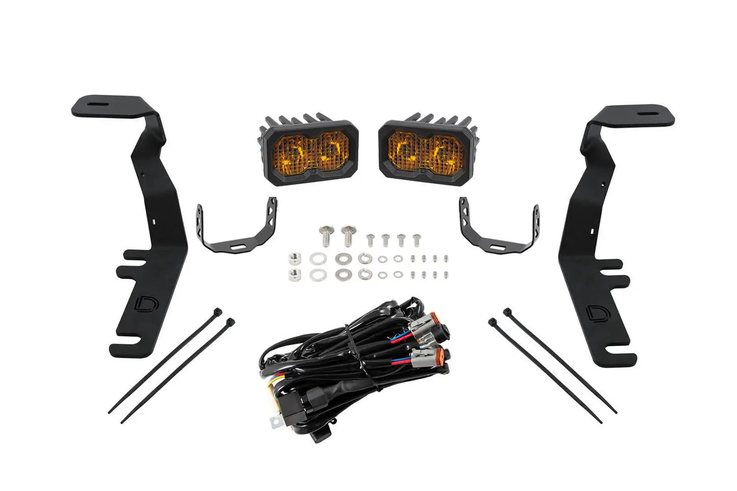Diode Dynamics SS3 LED Ditch Light Kit for 2015-2020 Ford F-150/Raptor, Sport White Combo Diode Dynamics