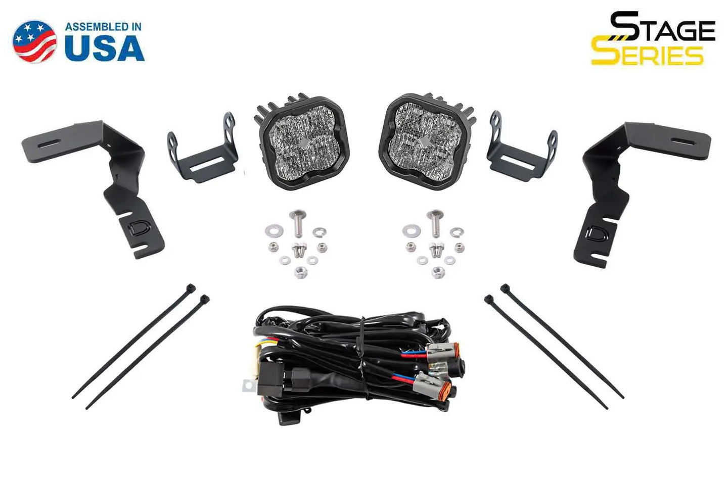 Diode Dynamics Stage Series Backlit Ditch Light Kit for 2019-2023 Ford Ranger Diode Dynamics