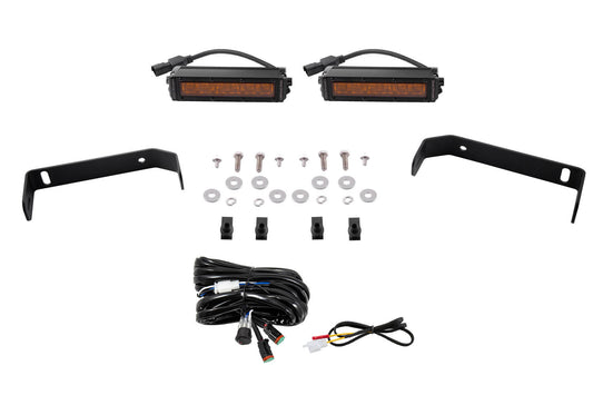 Diode Dynamics Diode Dynamics   Ss6 Led Lightbar Kit For 2019 2021 Ford Ranger, Amber Driving - DD6594