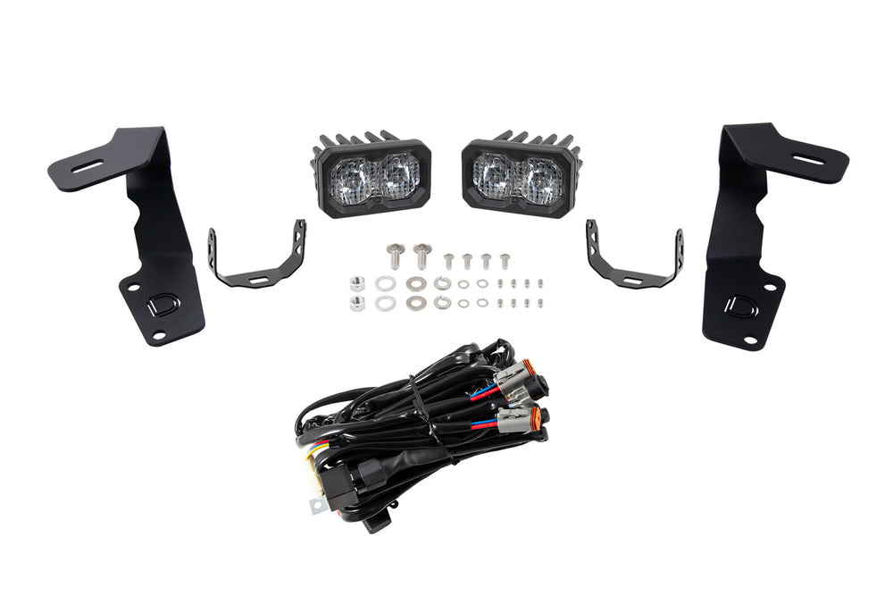 Diode Dynamics C2 2.0 Led Ditch Light Kit For 2015 2021 Subaru Wrx/S Ti Sport White Combo/Driving - DD6616
