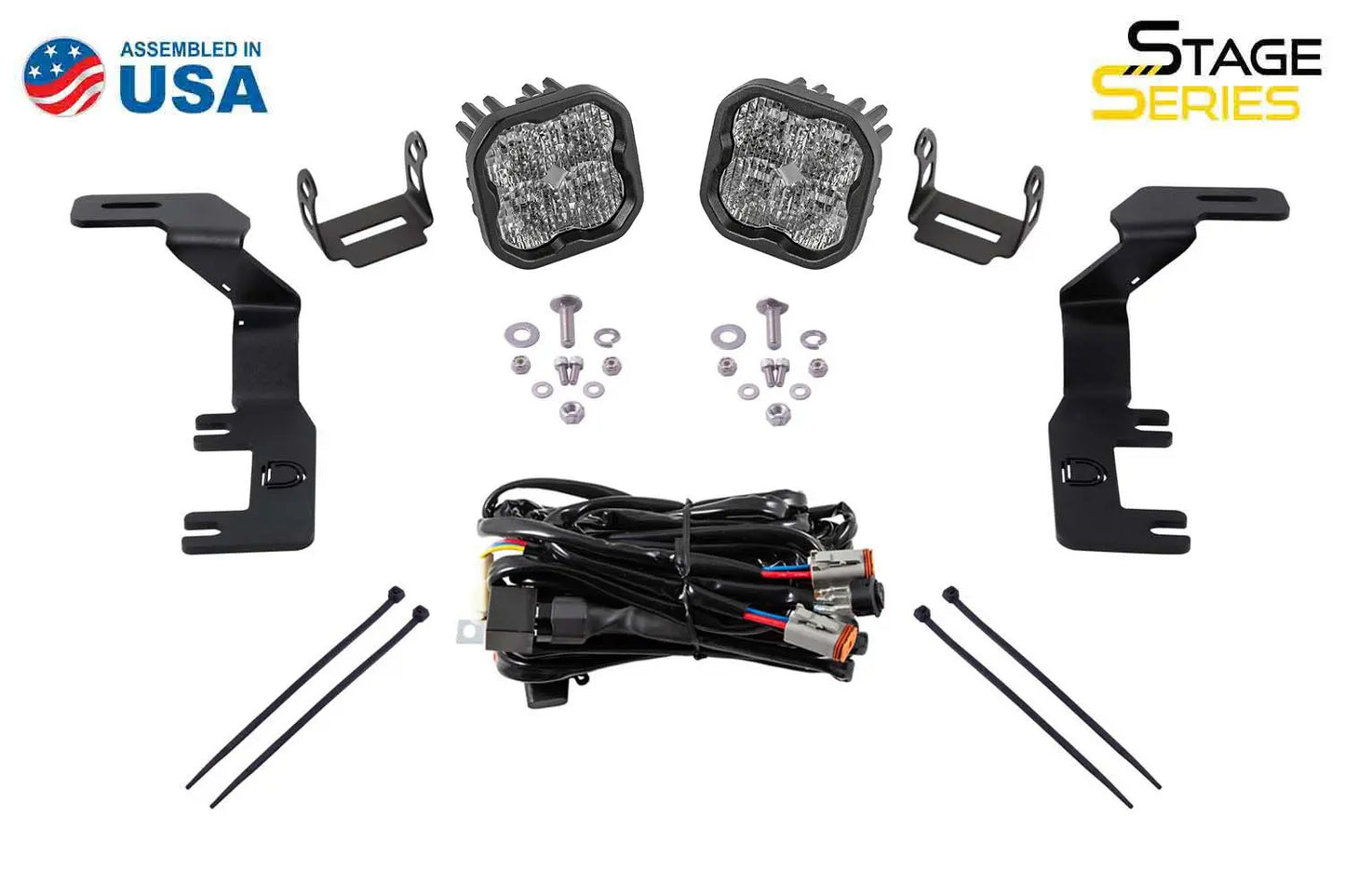 Diode Dynamics Stage Series Backlit Ditch Light Kit for 2015-2021 Chevrolet Colorado / 2015-2022 GMC Canyon Diode Dynamics