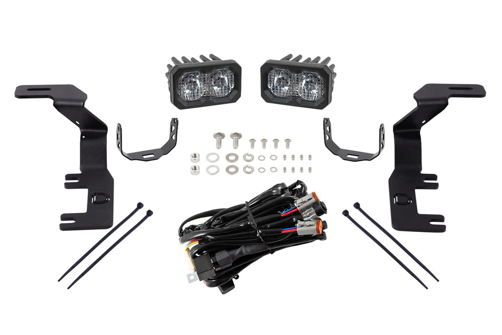 Diode Dynamics C2 2.0 Led Ditch Light Kit For 2015 2021 Colorado/Canyon Sport White Combo/Driving - DD6650