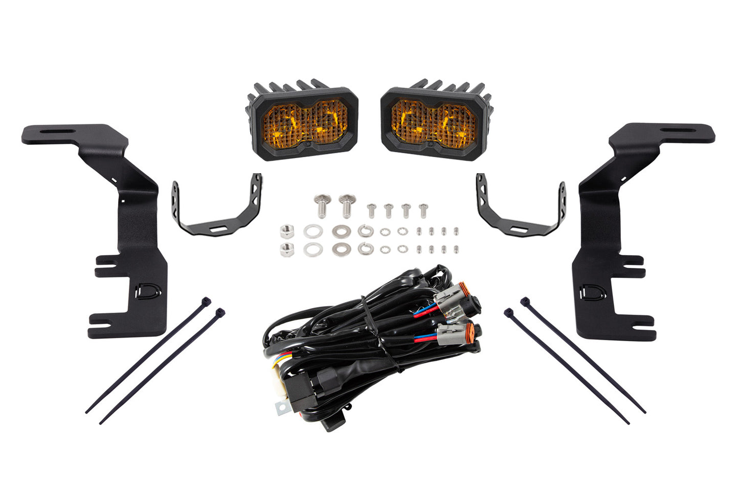 Diode Dynamics C2 2.0 Led Ditch Light Kit For 2015 2021 Colorado/Canyon  Pro Yellow Combo - DD6653