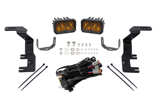 Diode Dynamics C2 2.0 Led Ditch Light Kit For 2015 2021 Colorado/Canyon  Pro Yellow Combo - DD6653