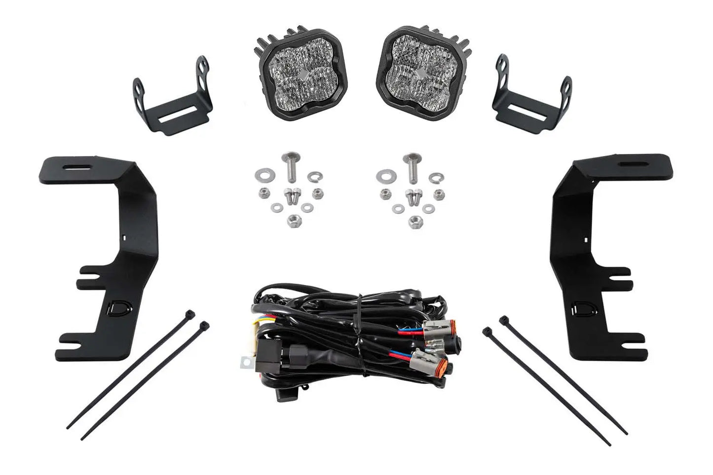 Diode Dynamics Stage Series Backlit Ditch Light Kit for 2014-2019 GMC Sierra 1500 / Chevrolet Silverado 1500 Diode Dynamics