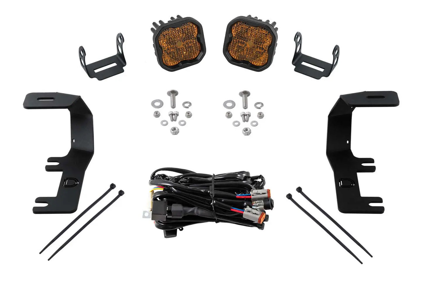 Diode Dynamics Stage Series Backlit Ditch Light Kit for 2014-2019 GMC Sierra 1500 / Chevrolet Silverado 1500 Diode Dynamics