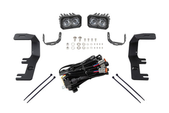 compare product Diode Dynamics C2 2.0 Led Ditch Light Kit For 2014 2019 Silverado/Sierra Sport White Combo/Driving - DD6659