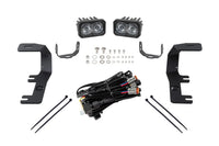 Diode Dynamics Stage Series Backlit Ditch Light Kit for 2014-2019 GMC Sierra 1500 / Chevrolet Silverado 1500 Diode Dynamics