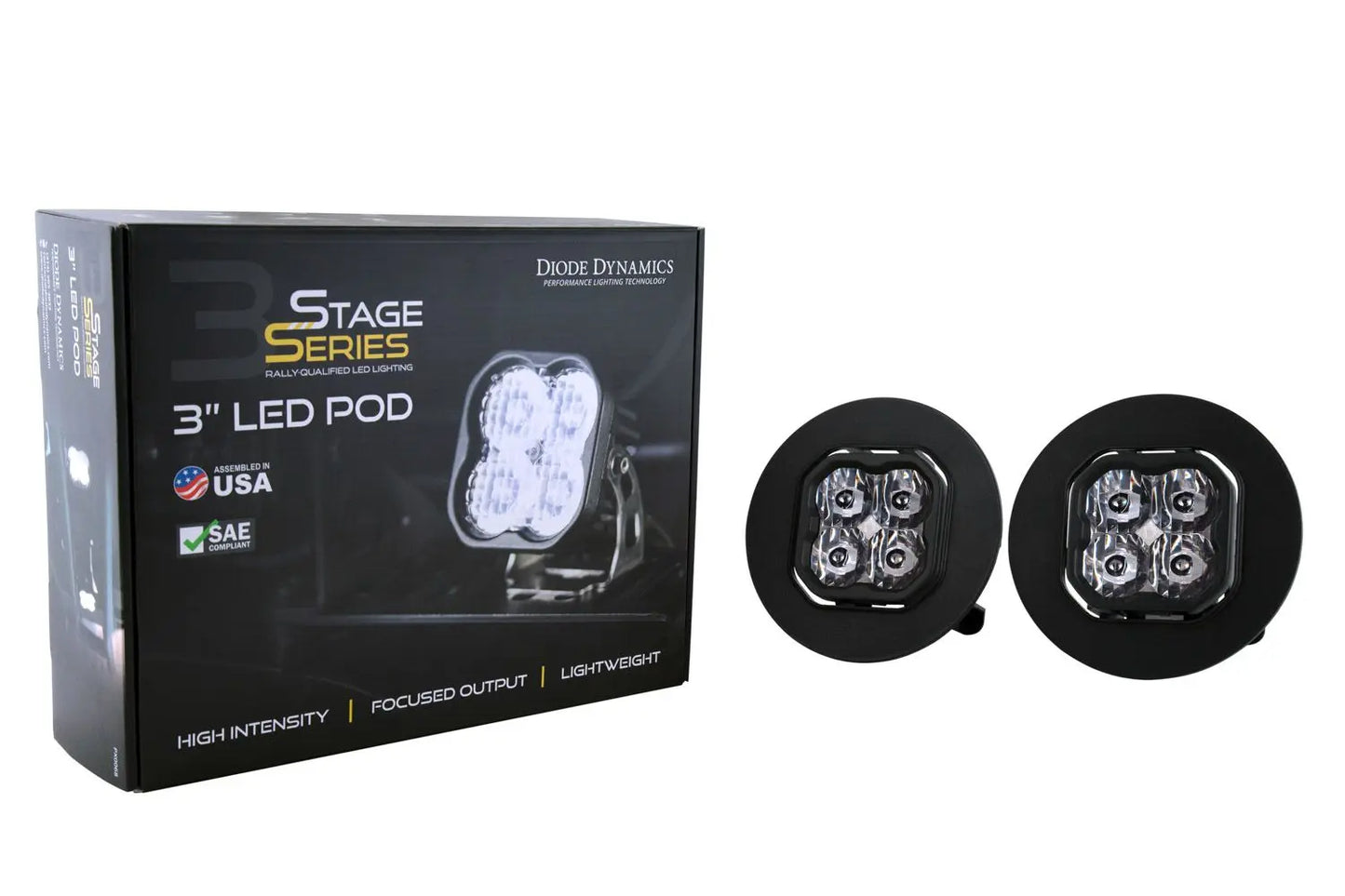 Diode Dynamics SS3 SAE Type GM5 Fog Light Kit Diode Dynamics
